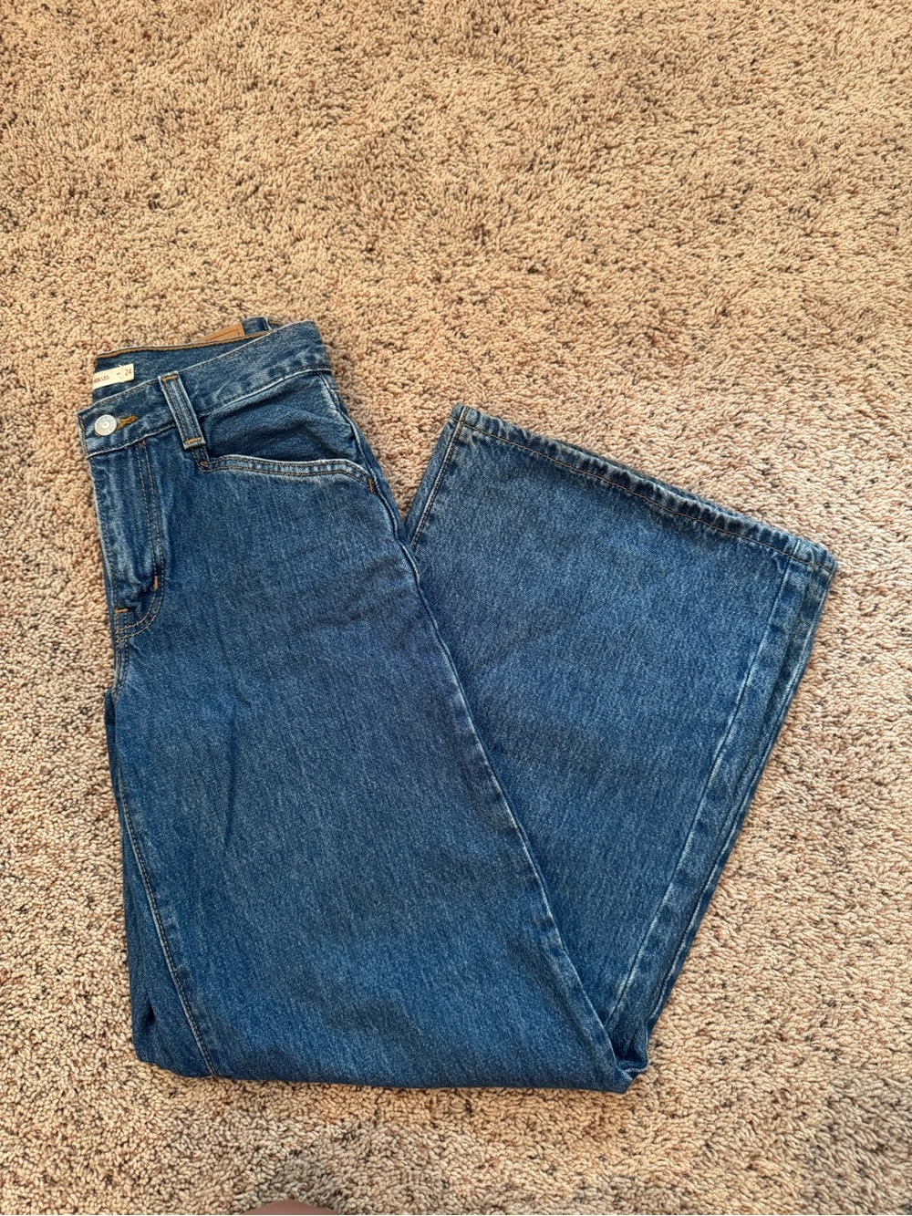 Levi's Women's Wide Leg Flare Jeans - Blue